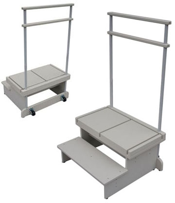 Extra wide step best sale stool with handle
